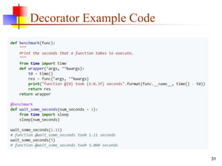 Decorator Example Code
31
 