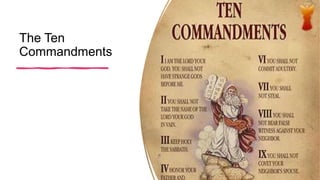 The Ten
Commandments
 