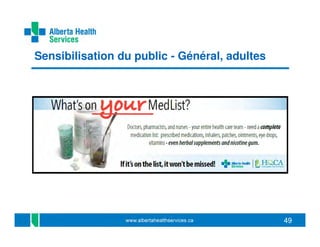 Sensibilisation du public - Général, adultes

49

 