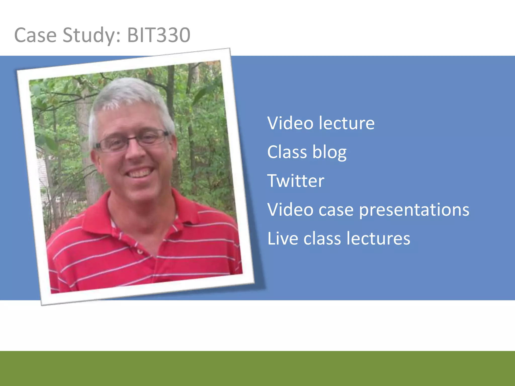 Because the media mix is fun …
                               •   Is it a big or a small message?
                               •   Do they already know it?
                               •   How often does it change?
                               •   Is it unique each time its delivered?
 … but, of course, it has to   •   Do you have to track usage?
                               •
 support the learning.             Does it require other people?
                               •   Does it require a tool?
                               •   Is it visual? Verbal? Auditory?
                               •   Will it be pushed out or pulled in?
                               •   Do they want it?
 