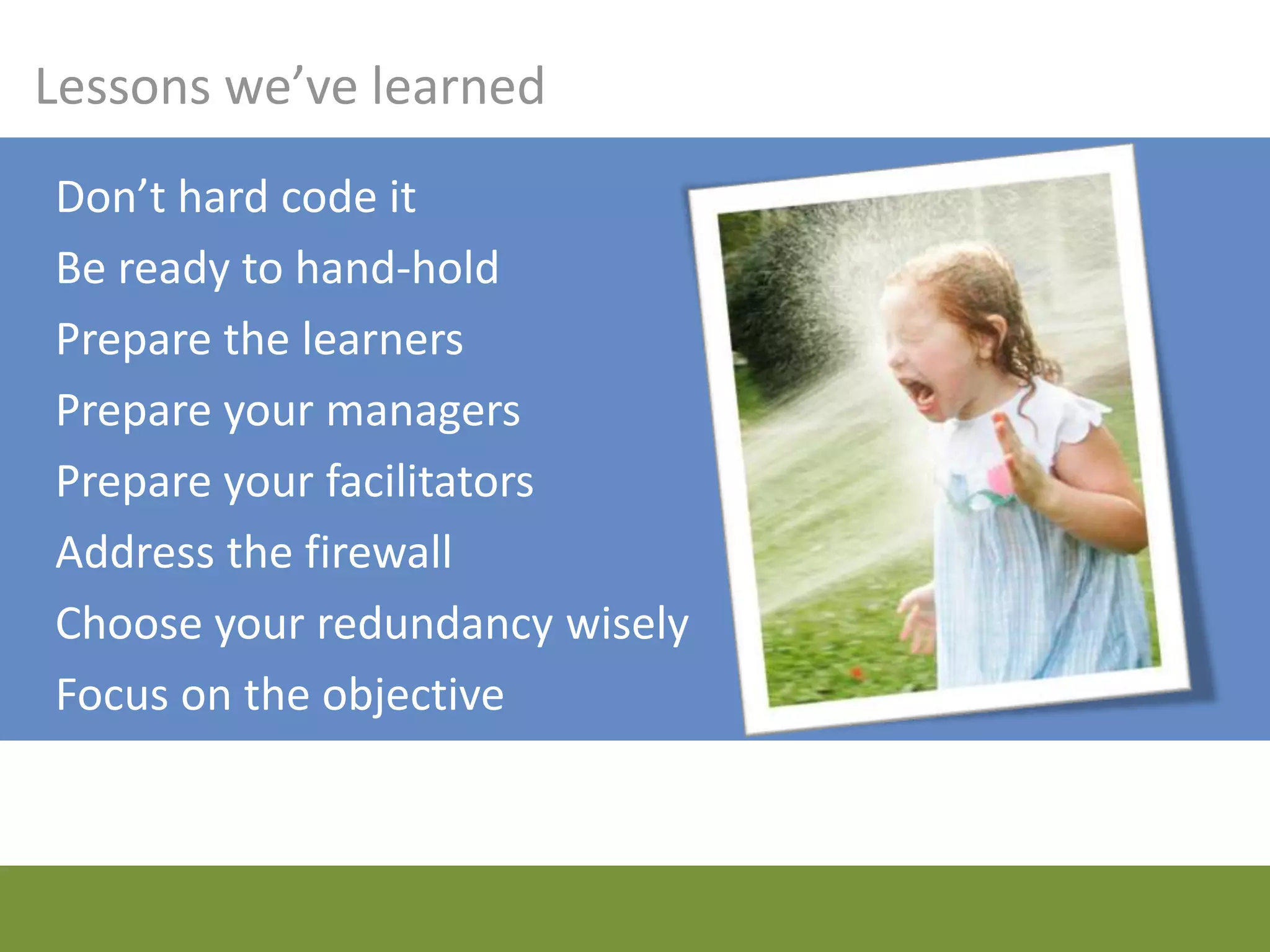 But how do we track it in the LMS?!?!!?
 