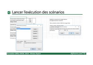 Formation Office EXCEL 2016 : Niveau Expert alphorm.com™©
Plan
•Objectifs du projet de démonstration
 