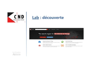 Une formation
Lab : découverte
 