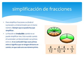 Que Significa Simplificar Fracciones | PDF