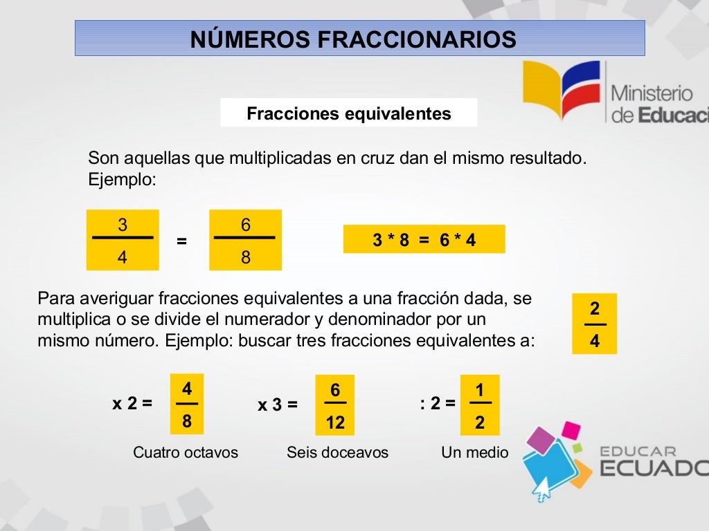Numeros Fraccionarios Numeros Fraccionarios