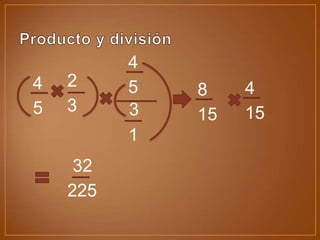 4
5
2
3
4
5
3
1
8
15
4
15
32
225
 