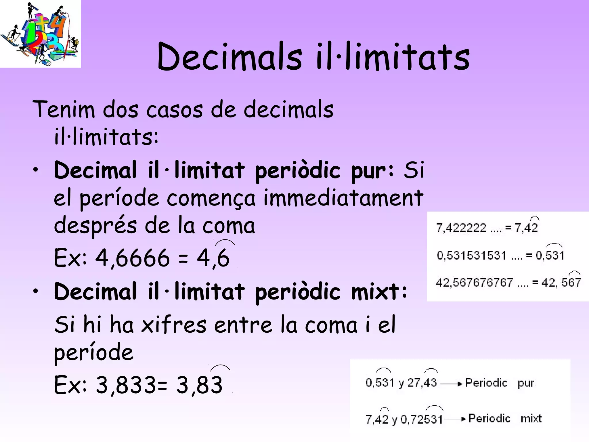 Fraccions i nombres decimals | PPT