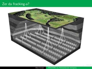 Zer da fracking-a?
Aitor Urresti FRACKING eta Hidrokarburoen ekoizpena
 