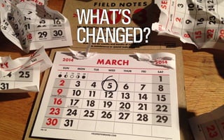 WHAT’S
CHANGED?

@WILLSH
SMITHERY.CO

 