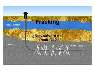 Fracking 
¿Nos salvará del 
Peak Oil? 
 