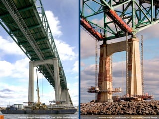 Laviolette Bridge – Trois-Rivieres, QC, CAN – Pillars Concrete Repairs   Laviolette Bridge – Trois-Rivieres, QC, CAN – Pillars Concrete Repairs
 