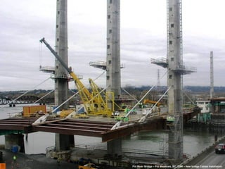 Pitt River Bridge – Pitt Meadows, BC, CAN – New bridge Cables Installation
 