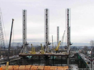 Pitt River Bridge – Pitt Meadows, BC, CAN – New bridge Cables Installation
 