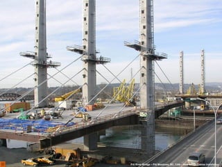 Pitt River Bridge – Pitt Meadows, BC, CAN – New bridge Cables Installation
 