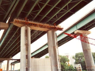 Hernando de Soto Bridge – Memphis, TN, USA – Pillars Concrete Repairs
 