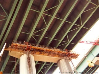 Hernando de Soto Bridge – Memphis, TN, USA – Pillars Concrete Repairs
 