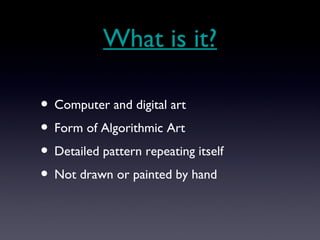 Fractal art | PPT