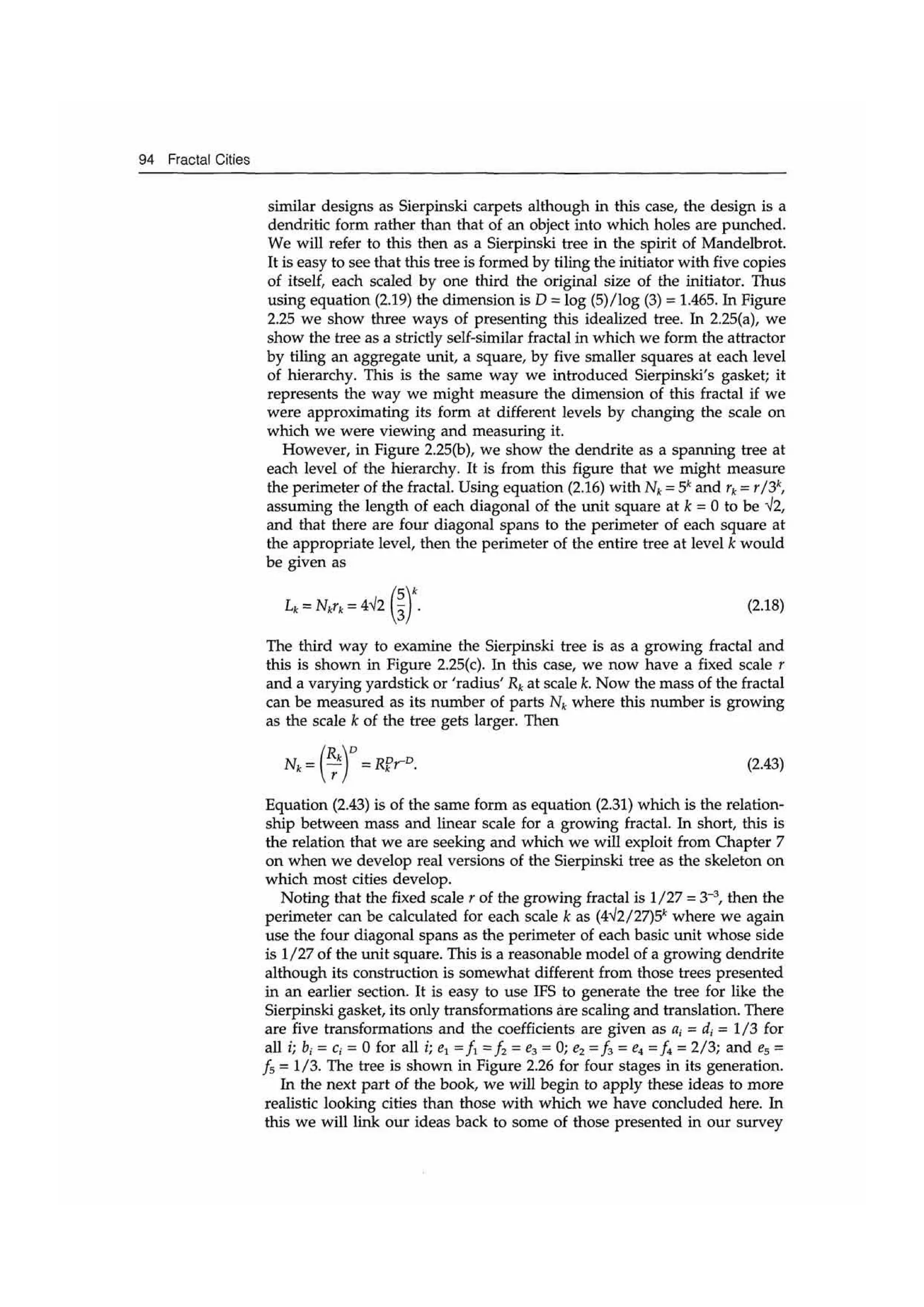 Fractal cities low resolution