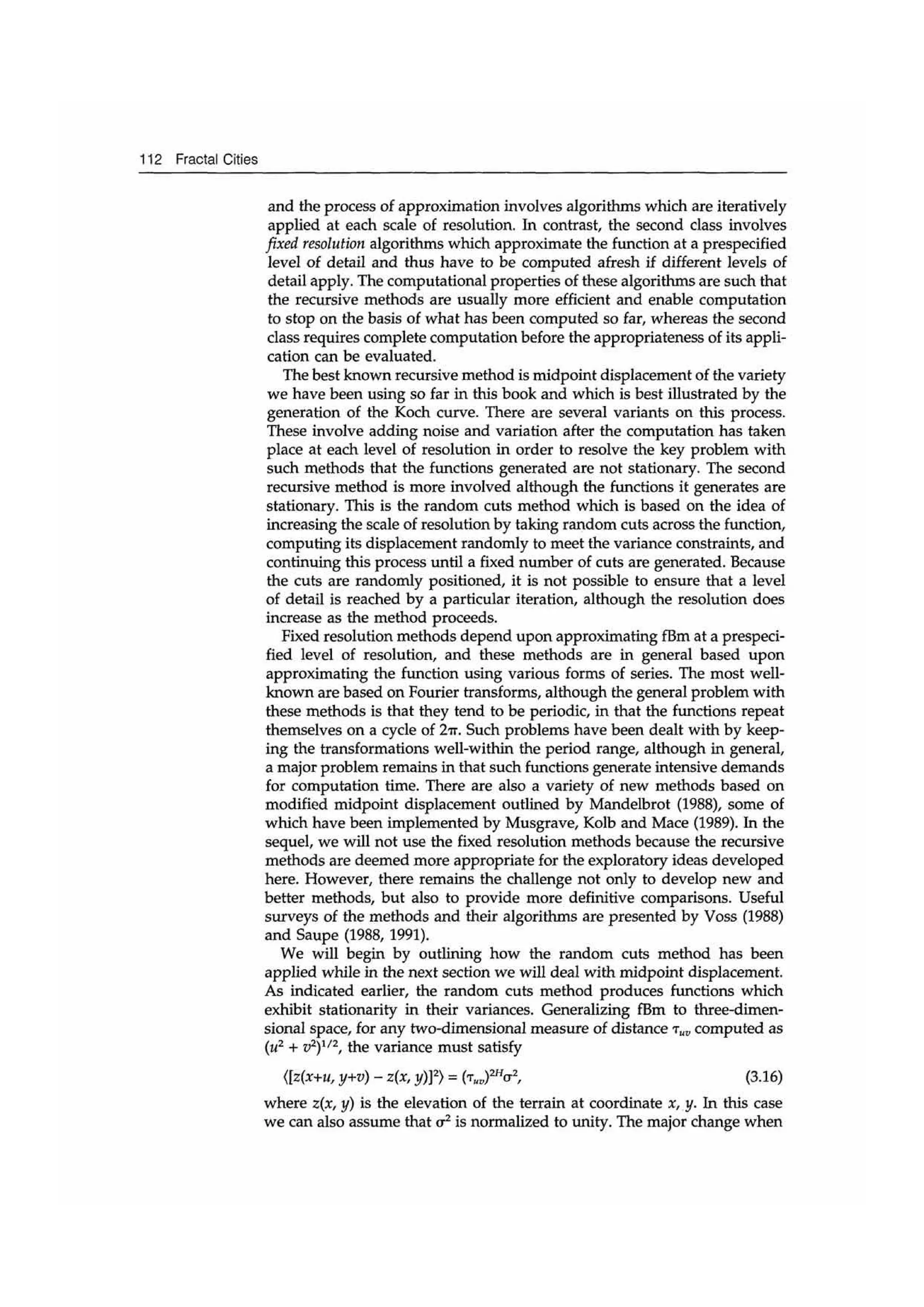 Fractal cities low resolution