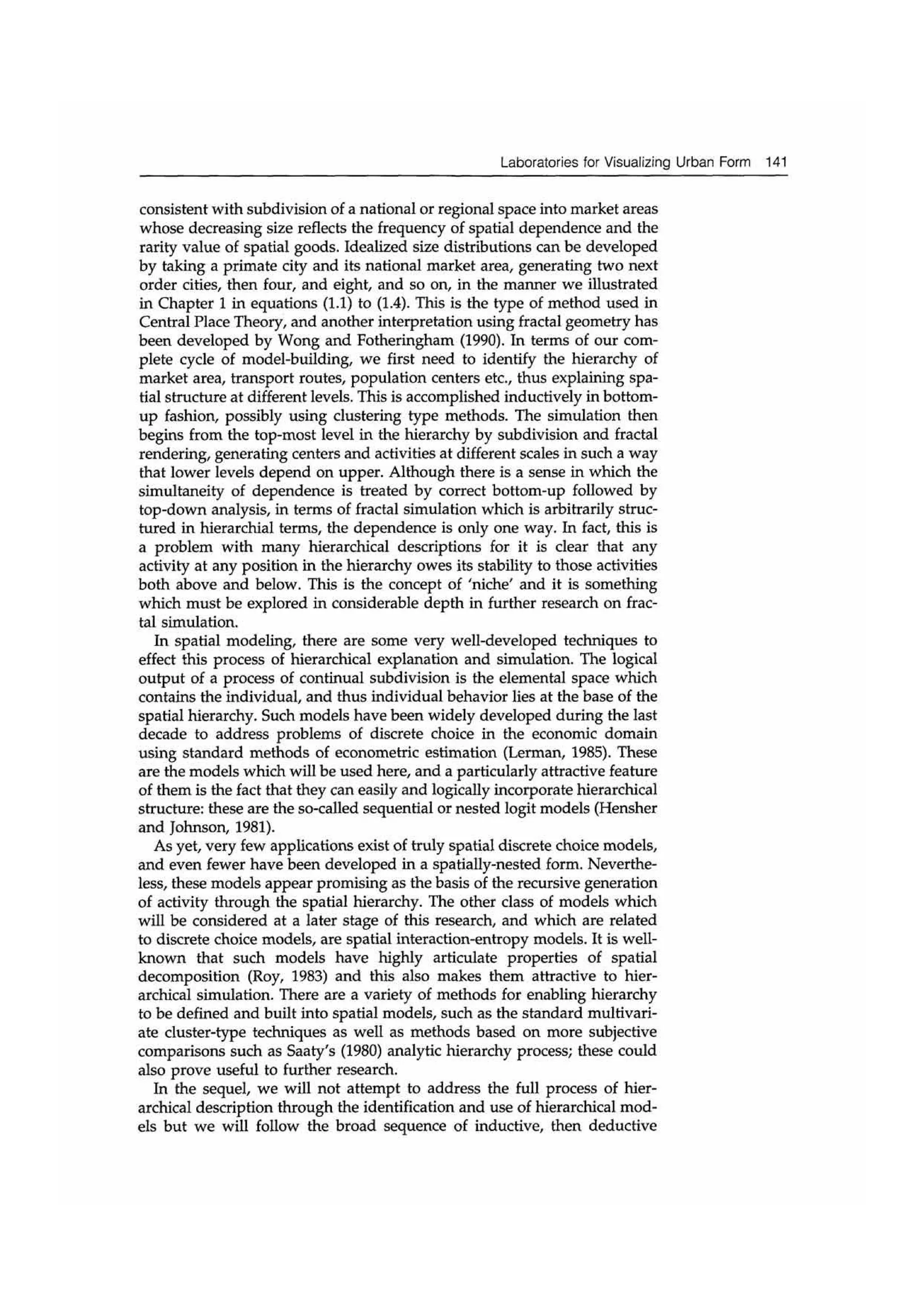 Fractal cities low resolution