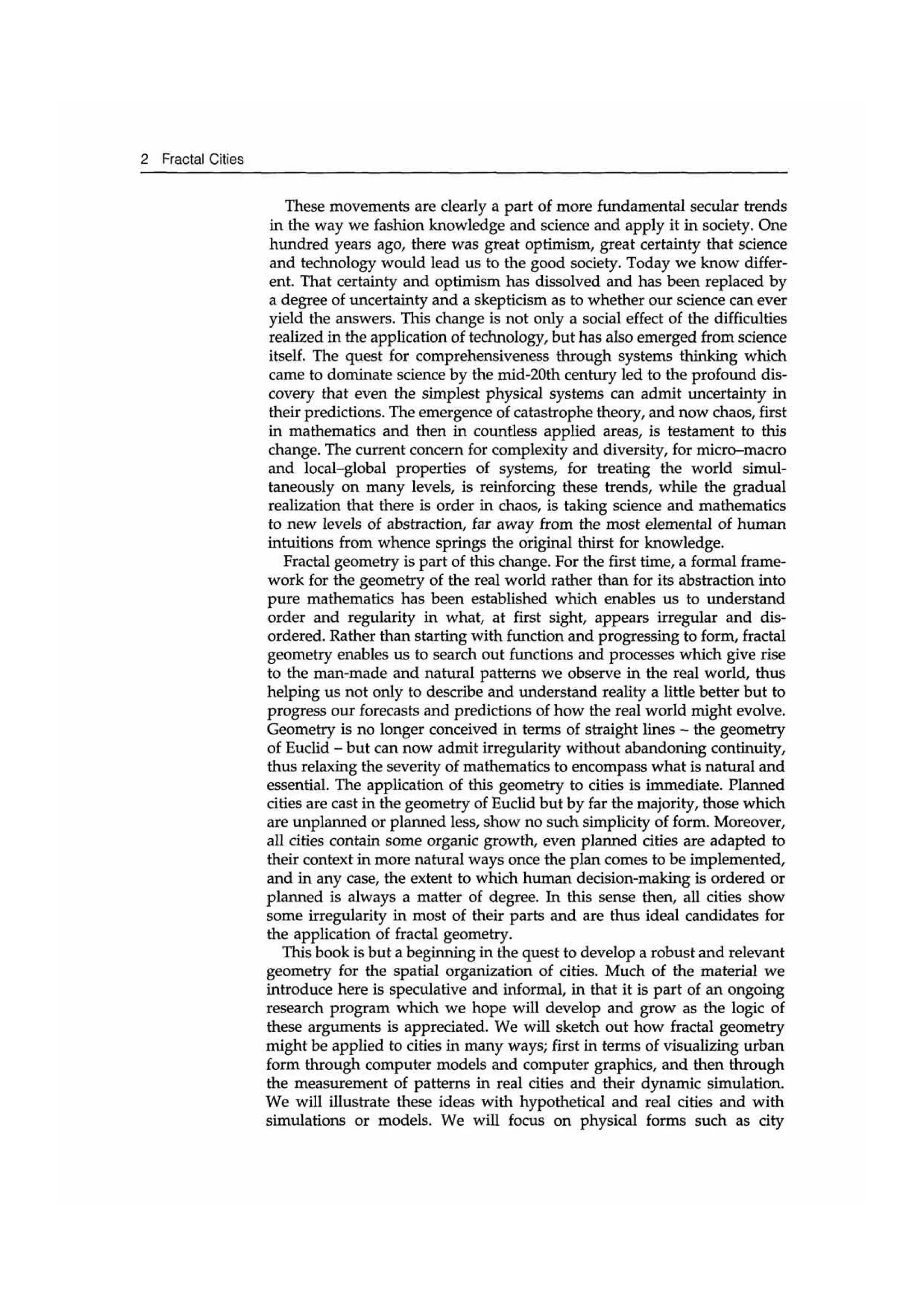 Fractal cities low resolution