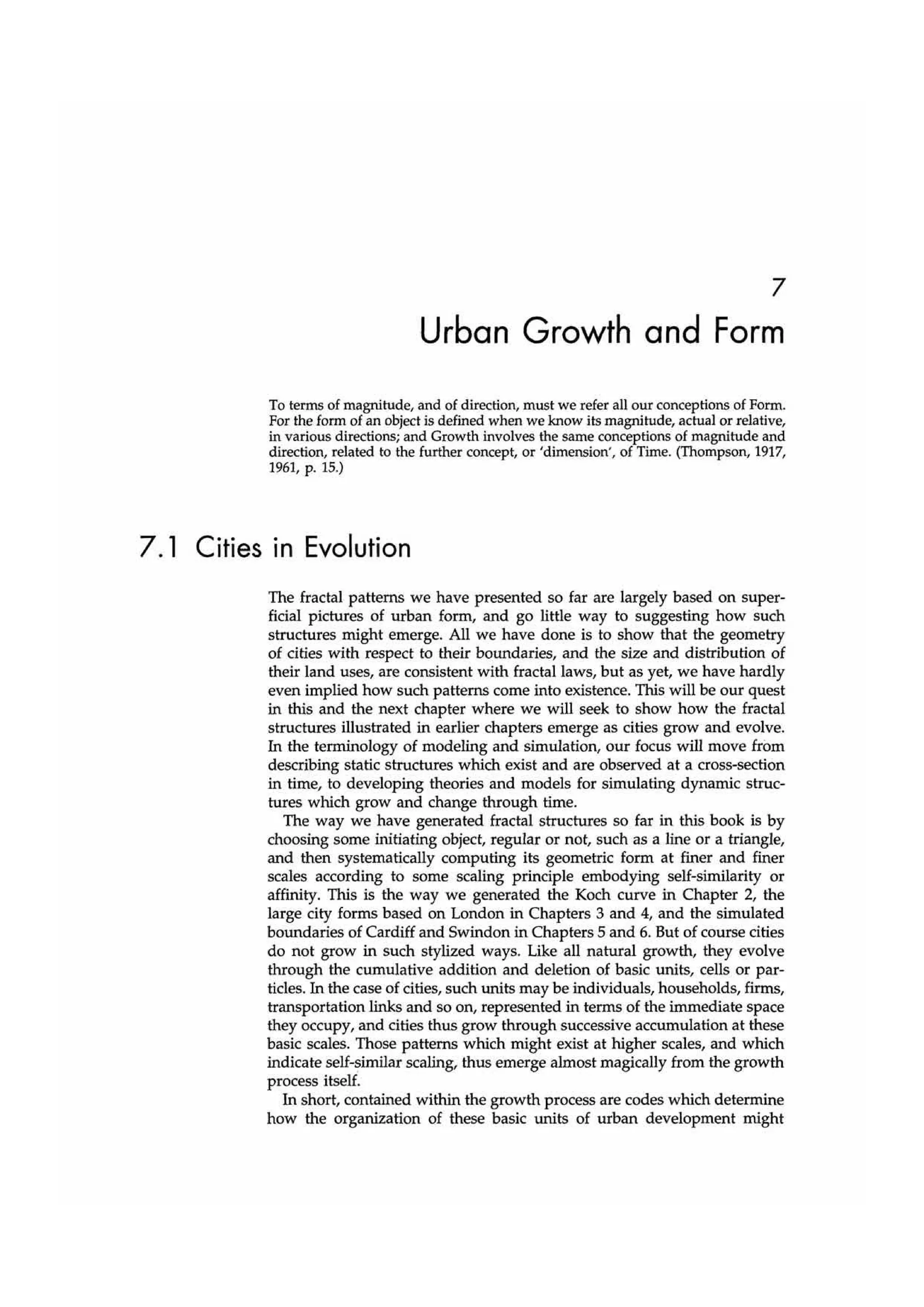 Fractal cities low resolution