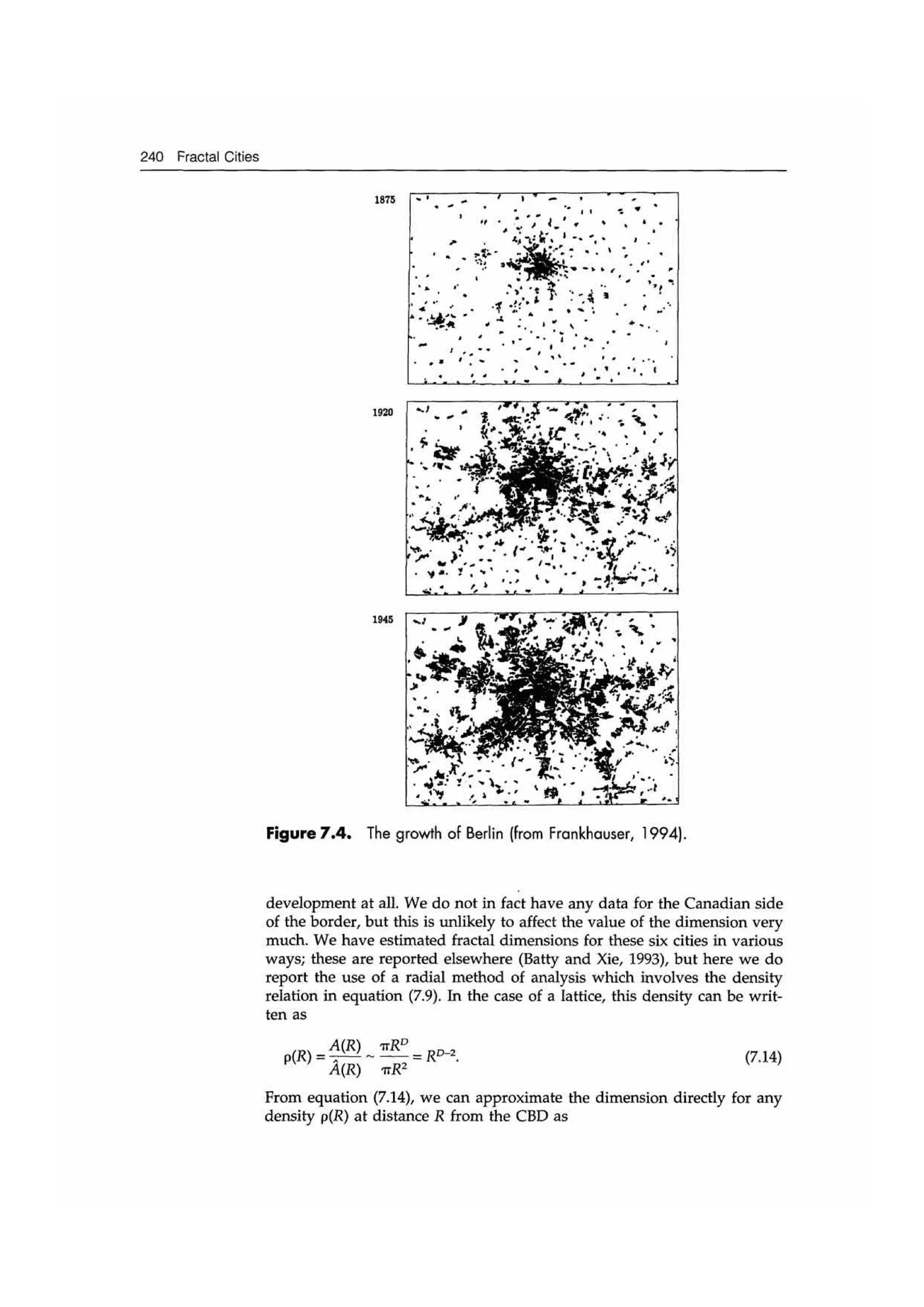 Fractal cities low resolution