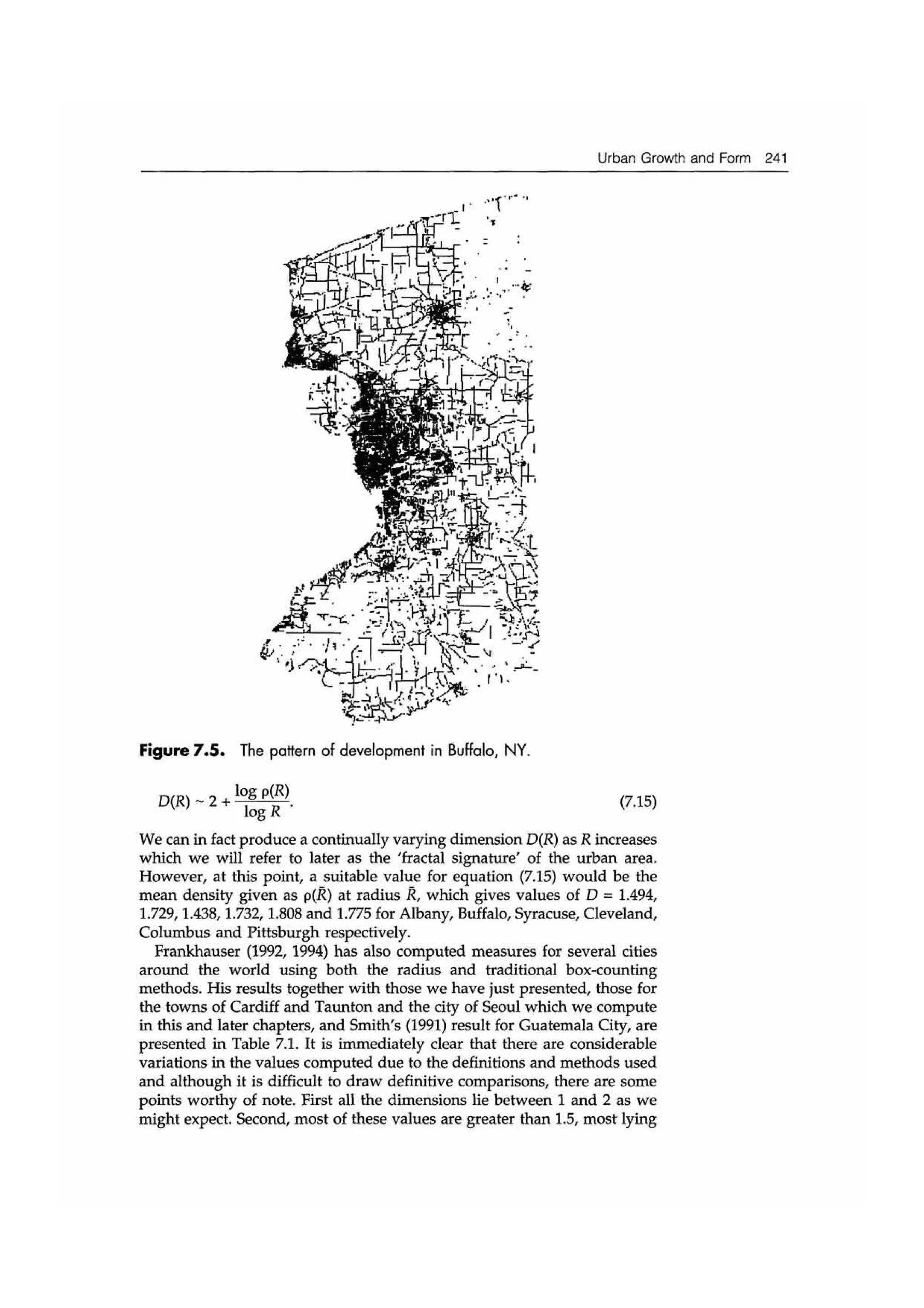 Fractal cities low resolution