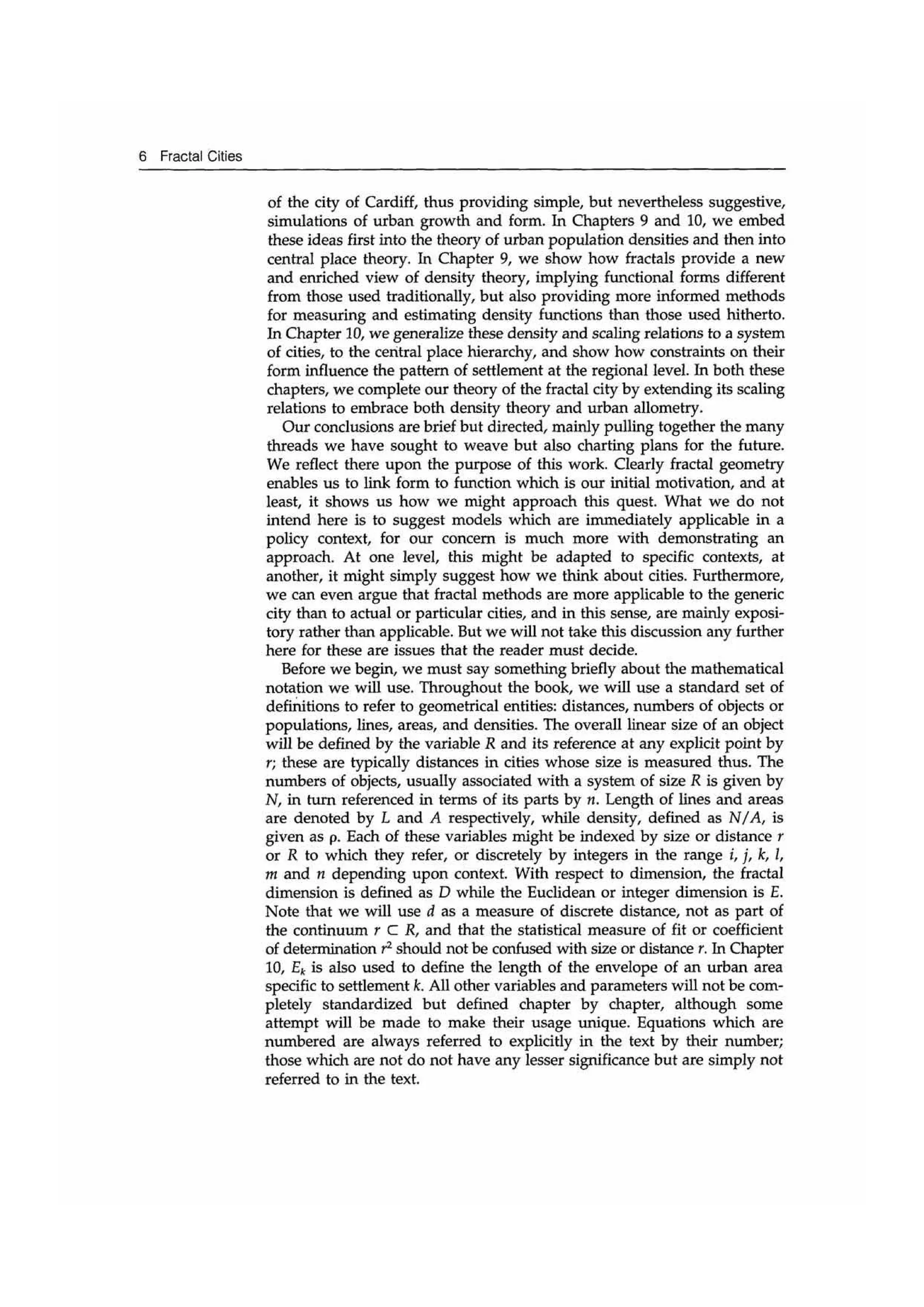 Fractal cities low resolution