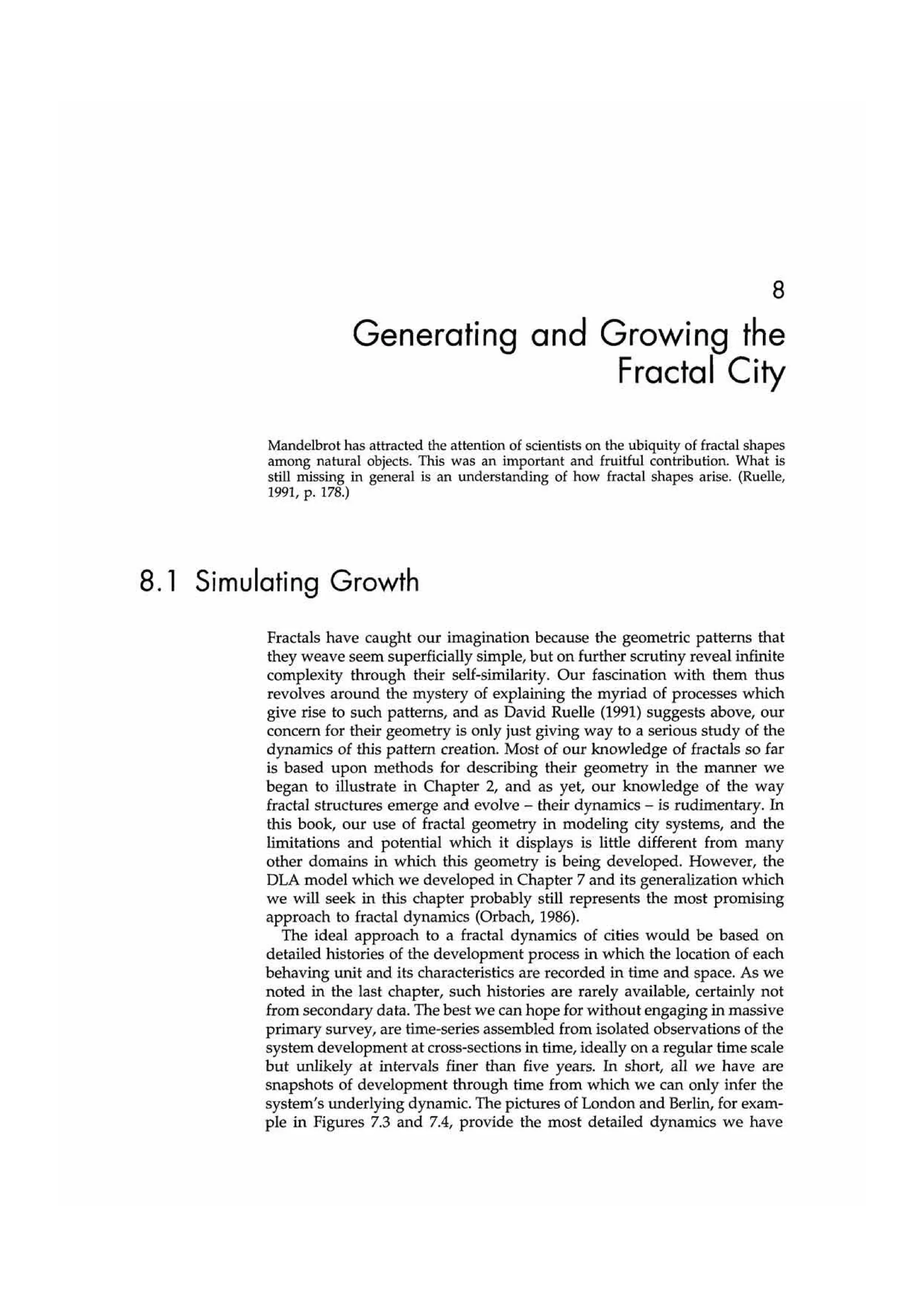 Fractal cities low resolution