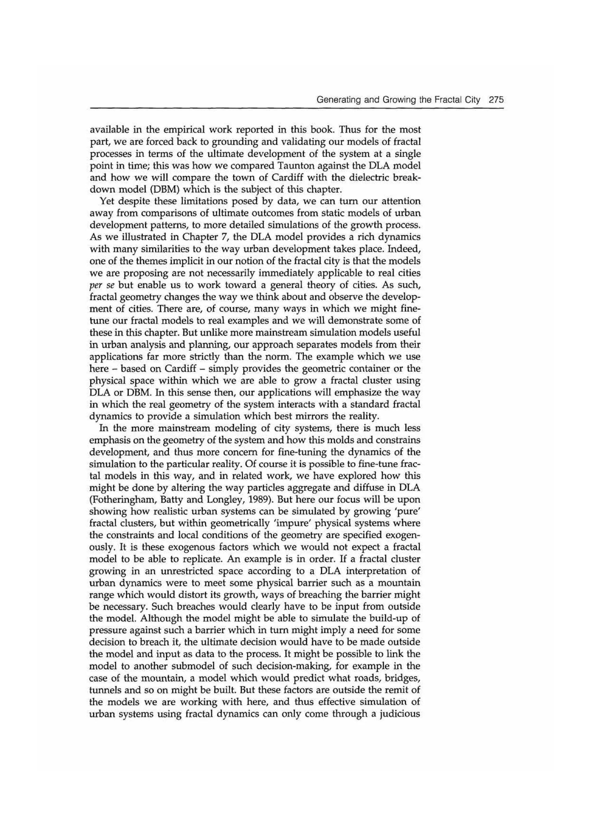 Fractal cities low resolution