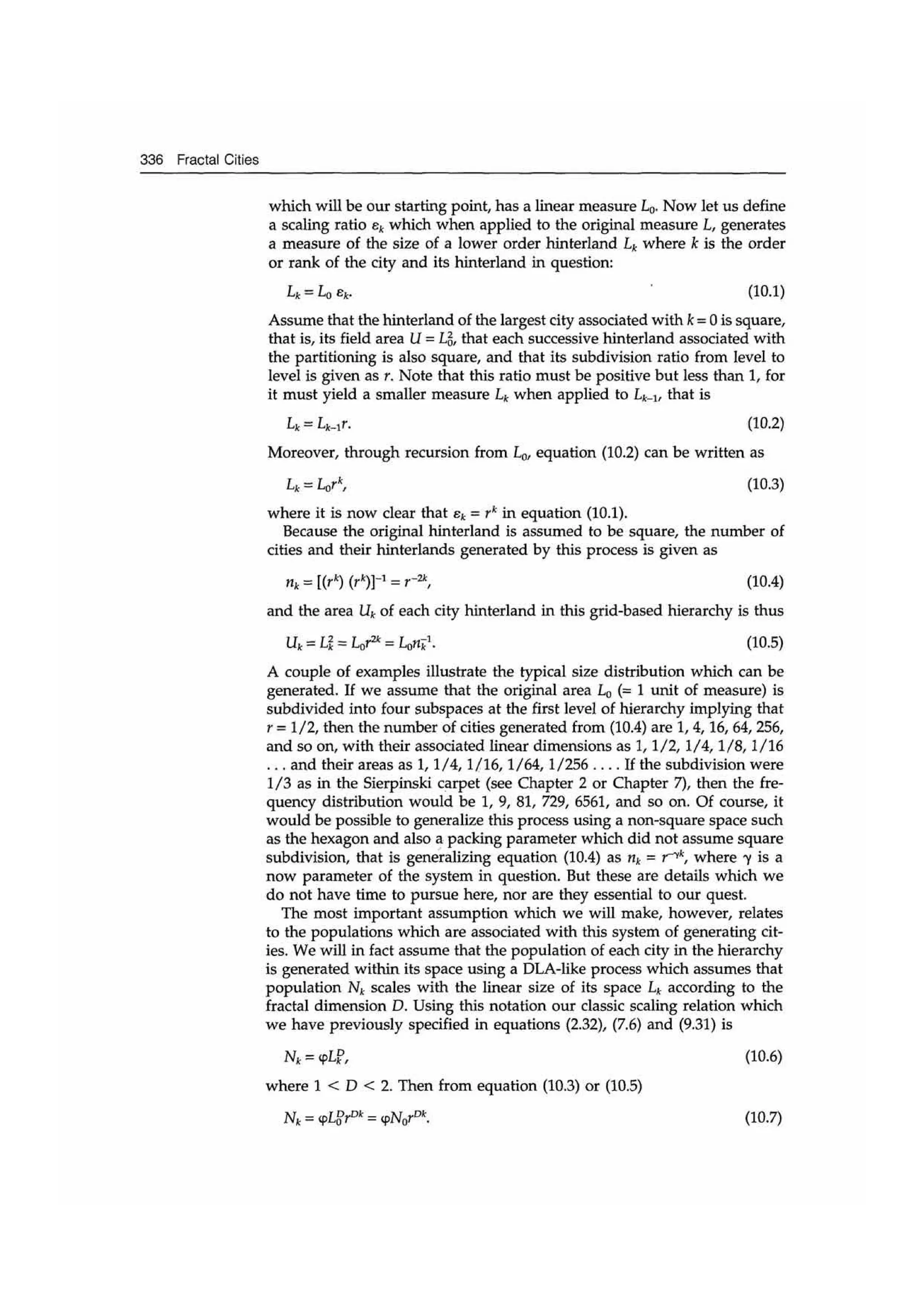 Fractal cities low resolution