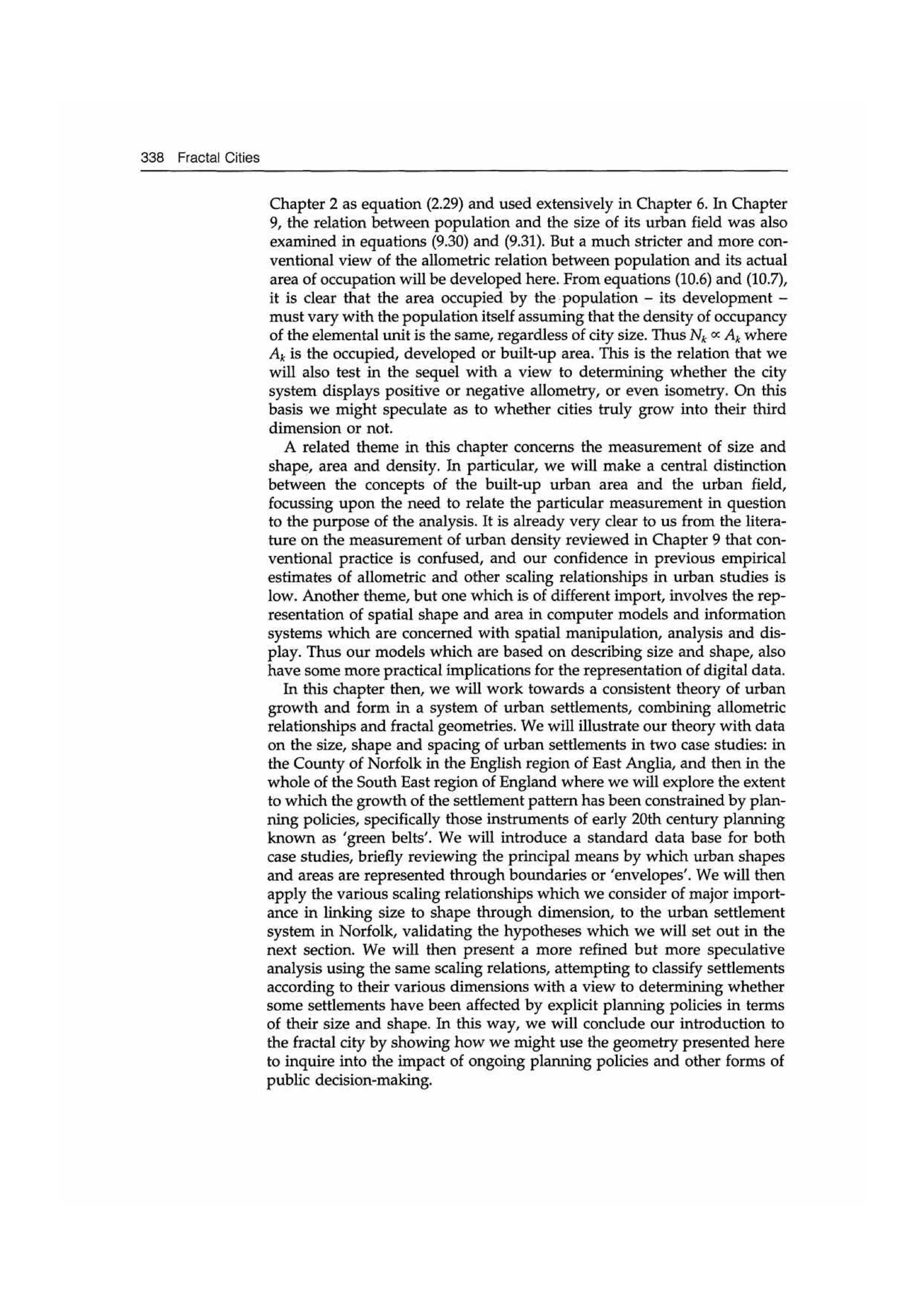 Fractal cities low resolution