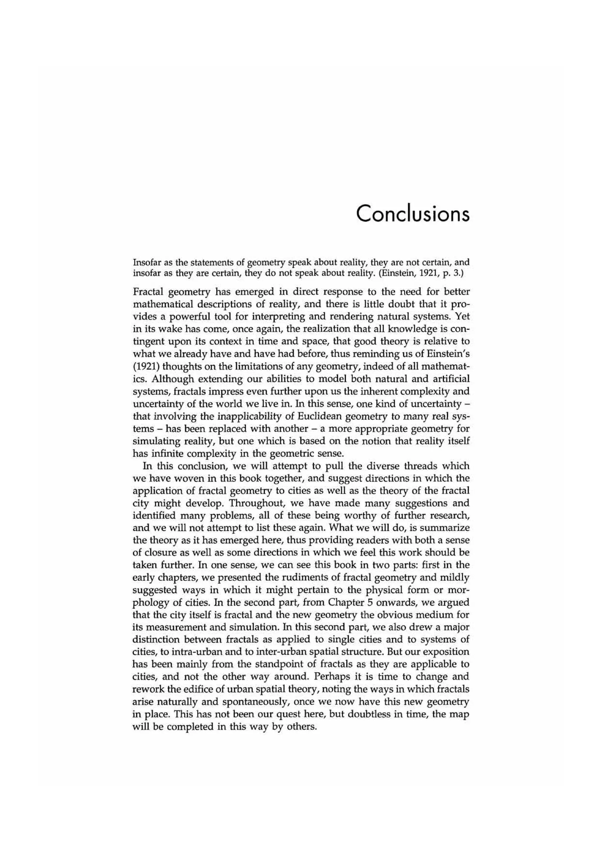 Fractal cities low resolution