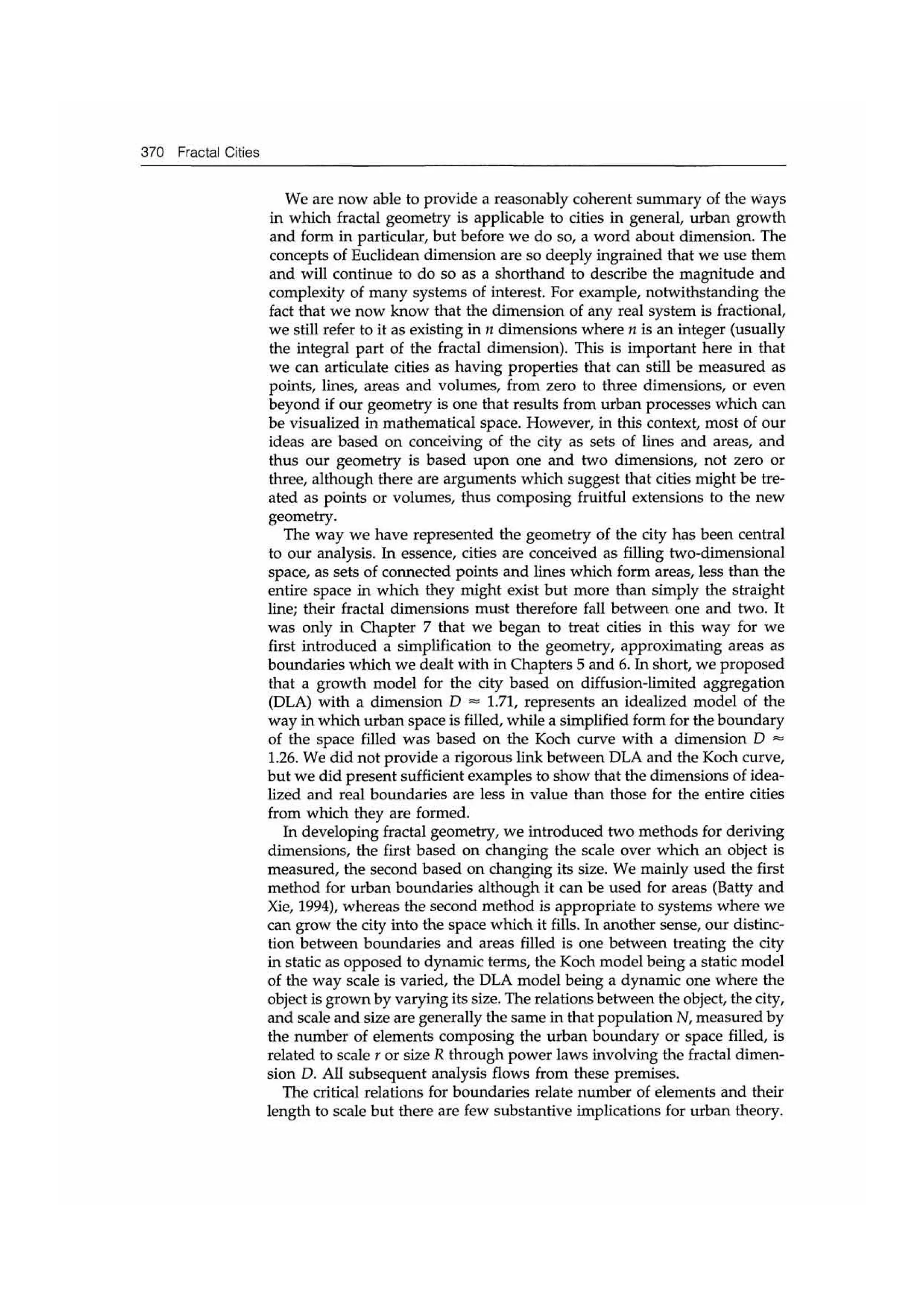 Fractal cities low resolution