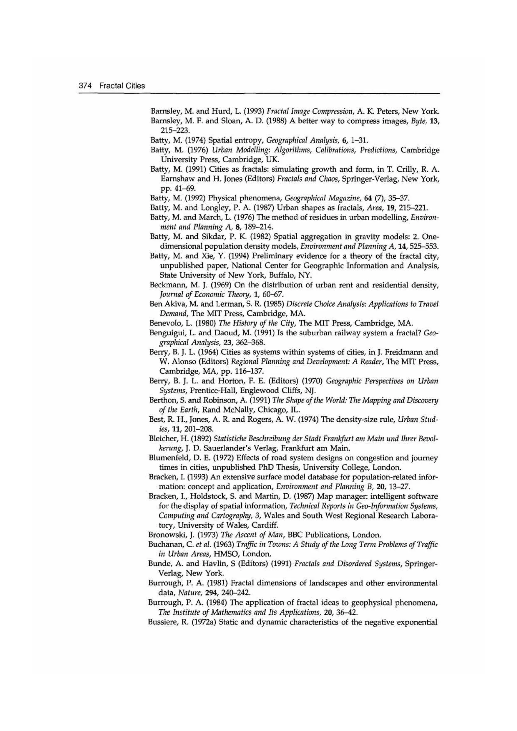 Fractal cities low resolution