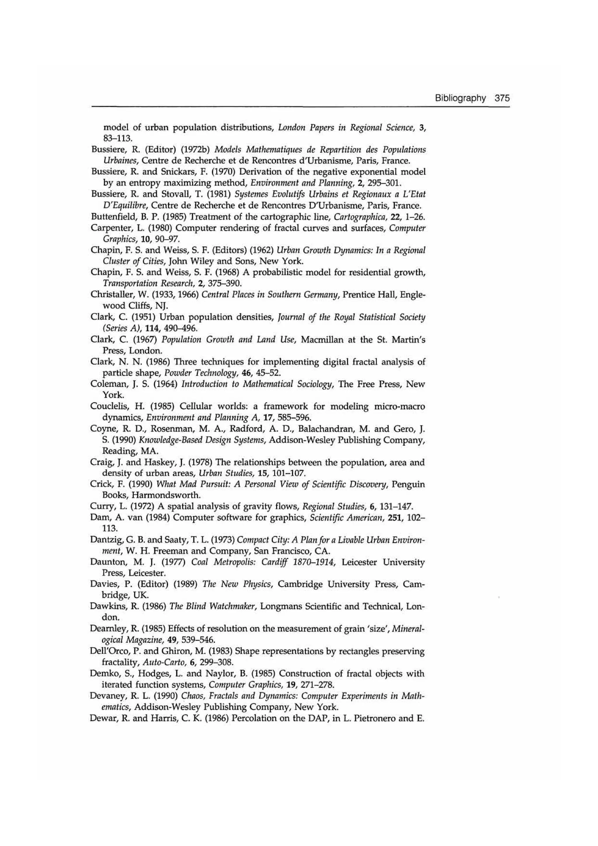 Fractal cities low resolution