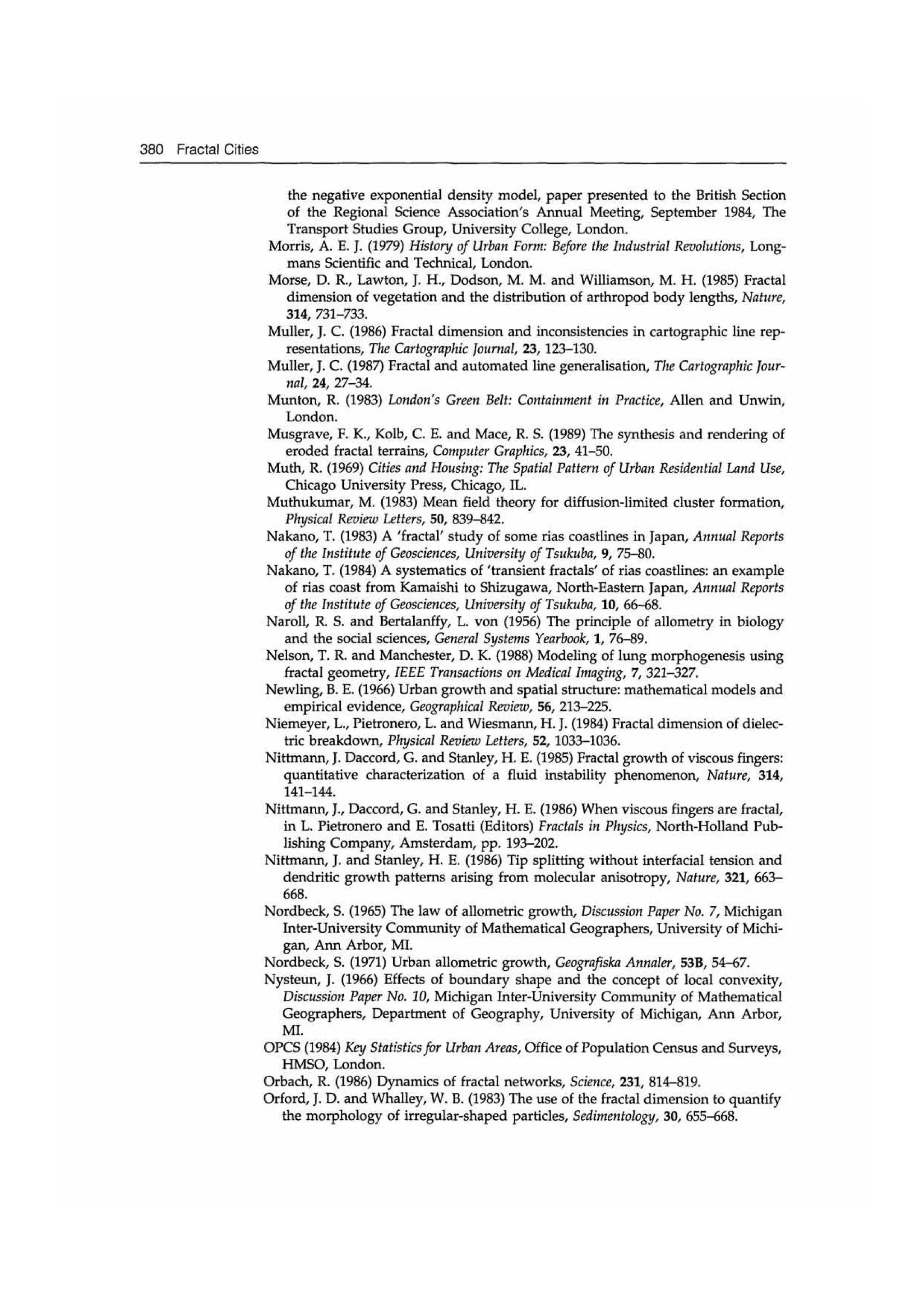 Fractal cities low resolution