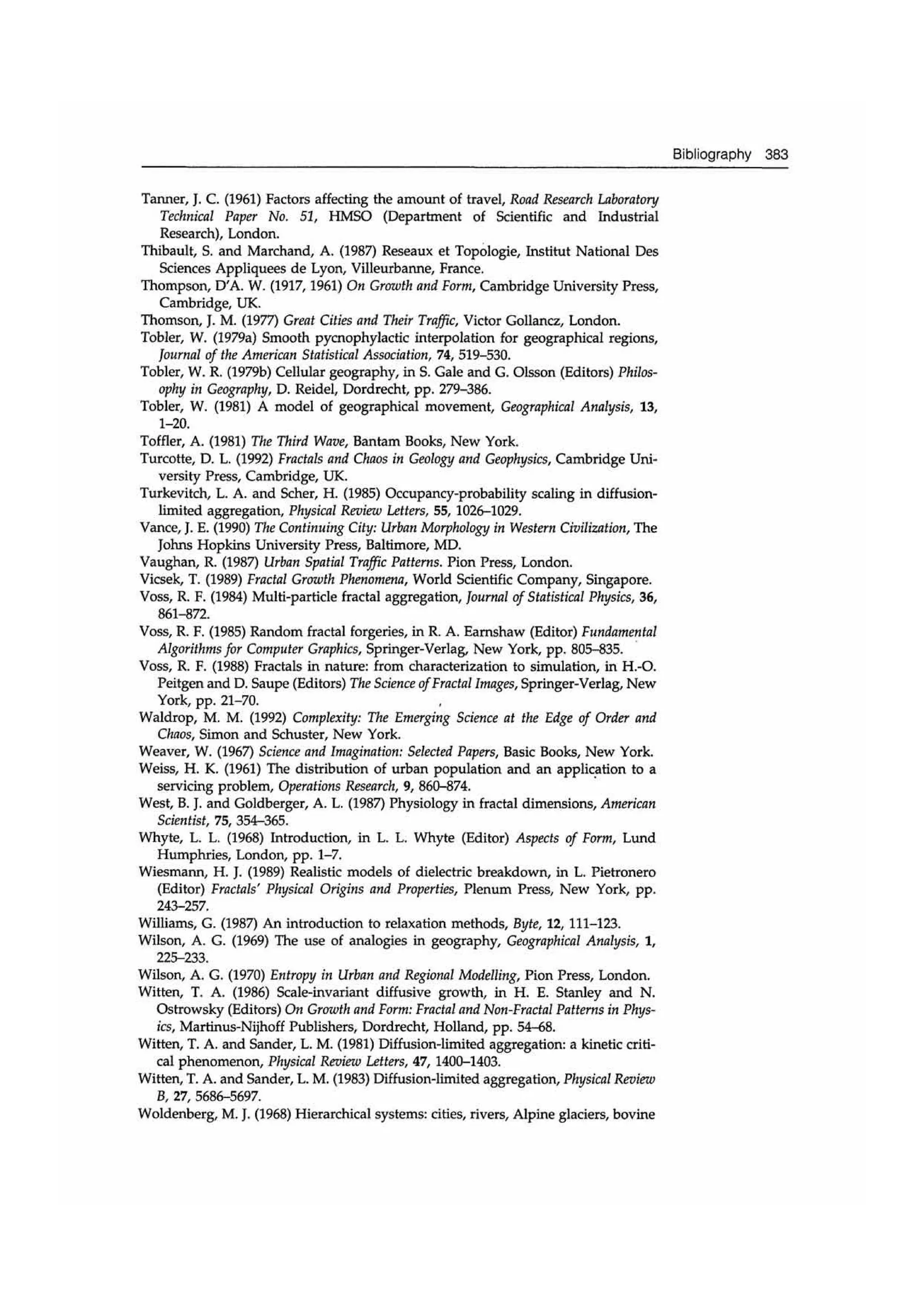 Fractal cities low resolution