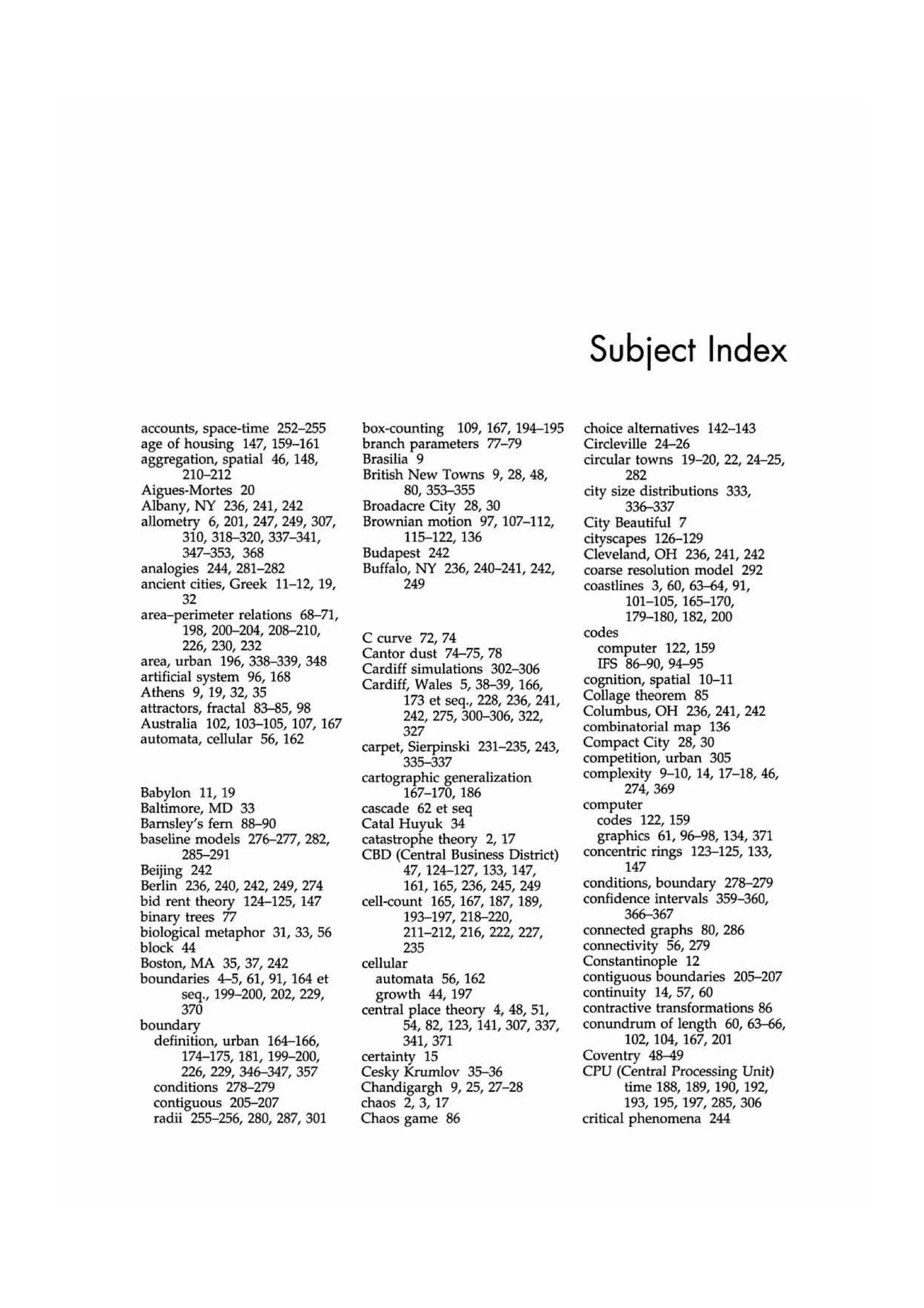 Fractal cities low resolution