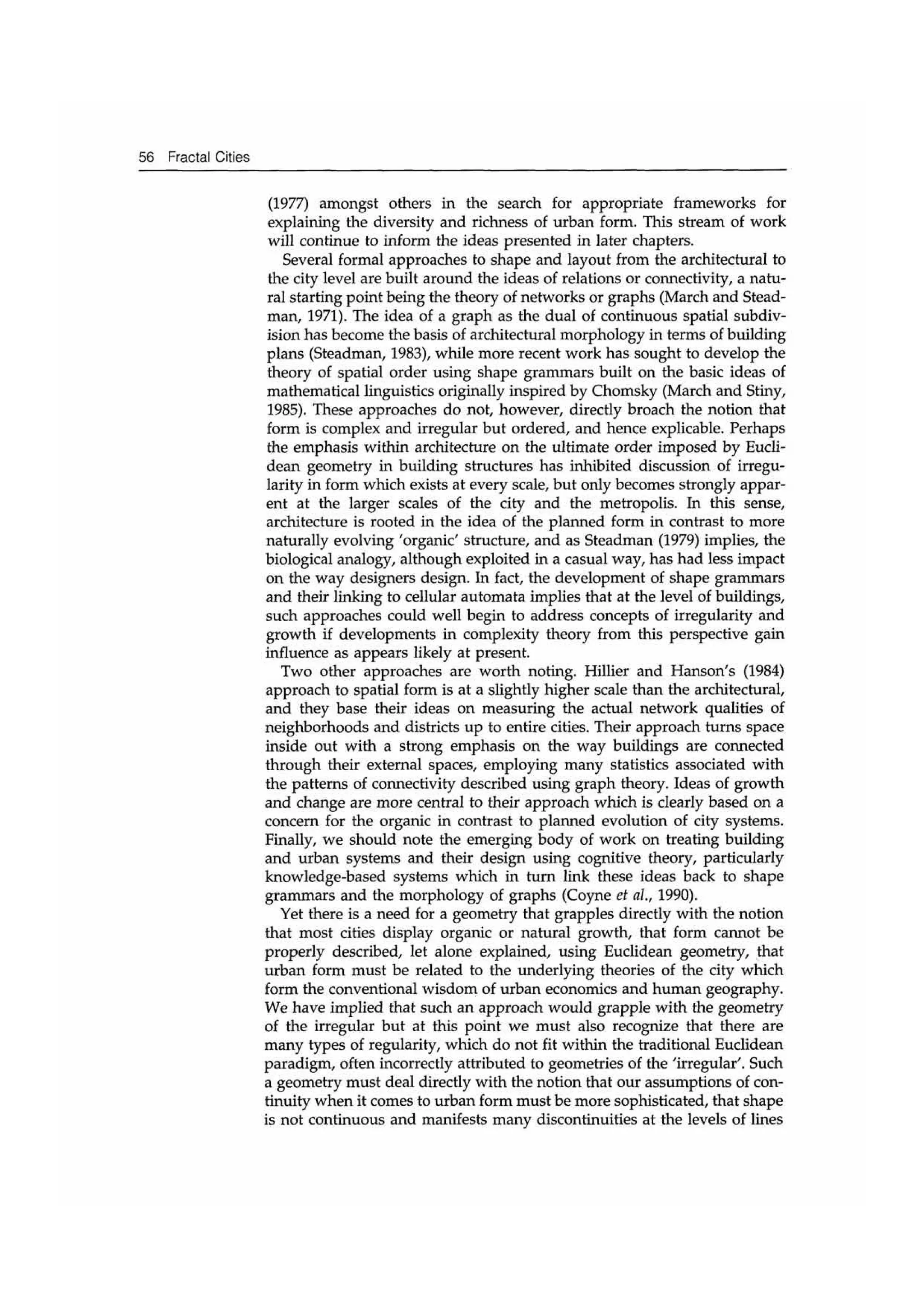 Fractal cities low resolution