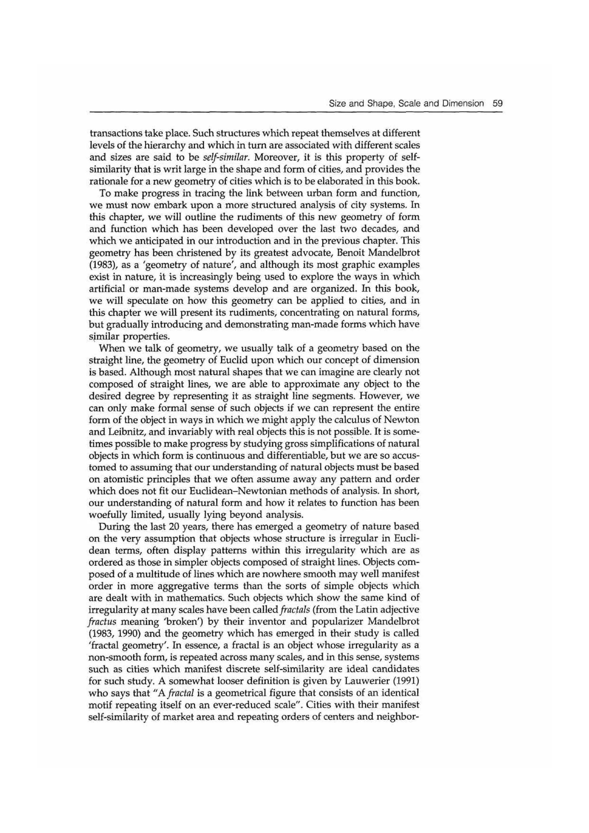 Fractal cities low resolution