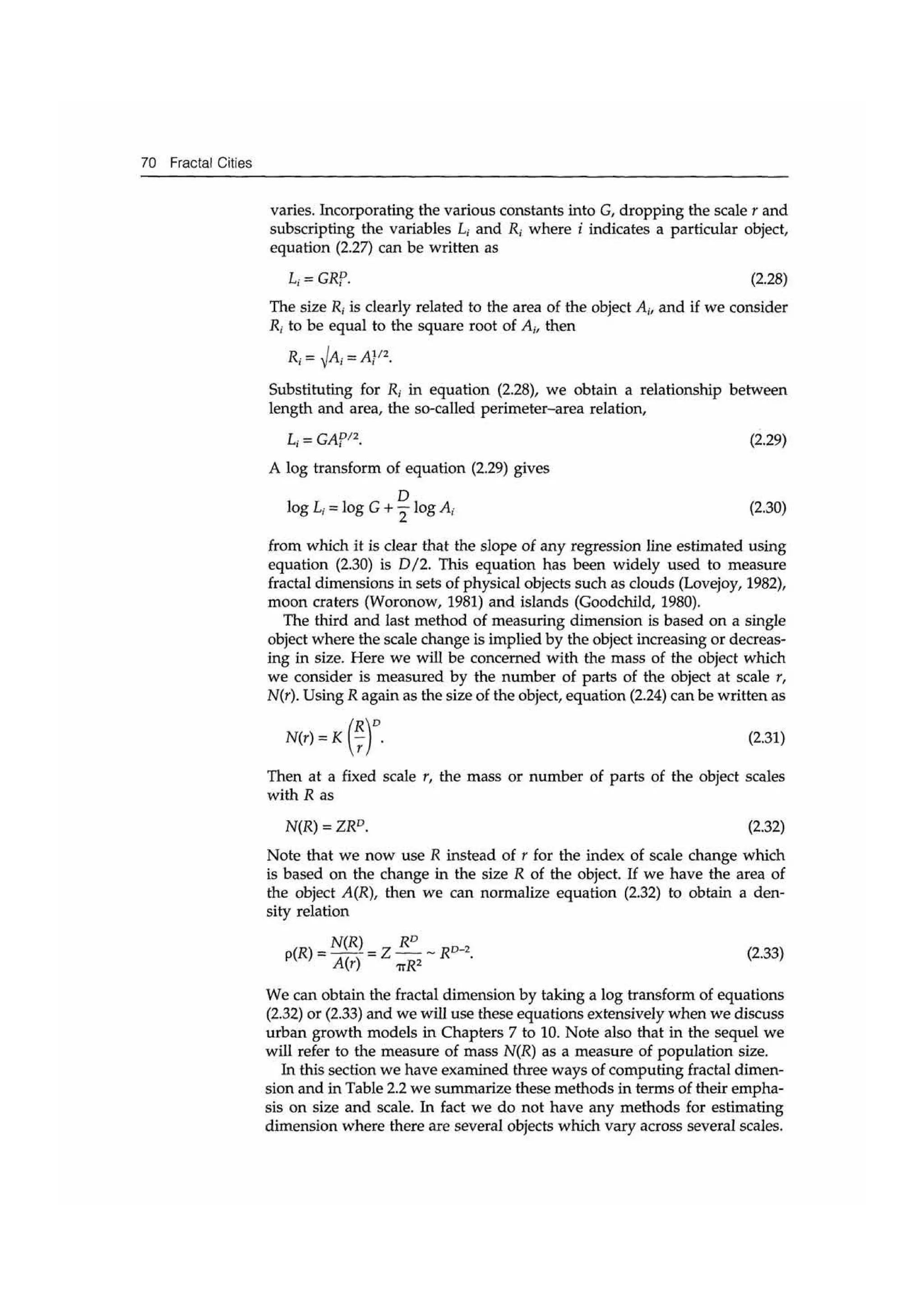 Fractal cities low resolution