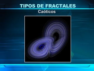 Caóticos TIPOS DE FRACTALES 