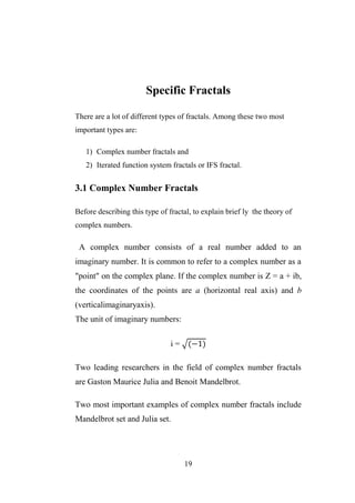 Fractal Example Math Worksheet Pdf Fractal geometry | PDF
