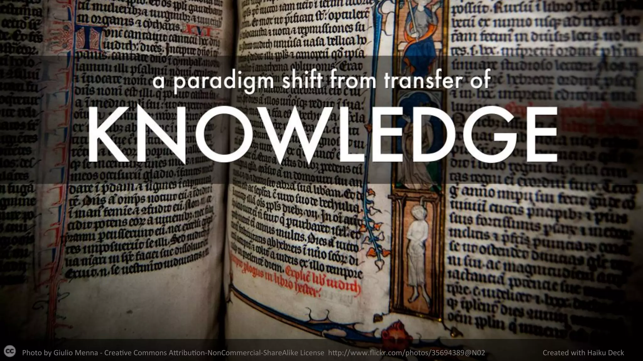 Photo%by%Giulio%Menna%0%Crea3ve%Commons%A8ribu3on0NonCommercial0ShareAlike%License%%h8p://www.ﬂickr.com/photos/35694389@N02% Created%with%Haiku%Deck%
 