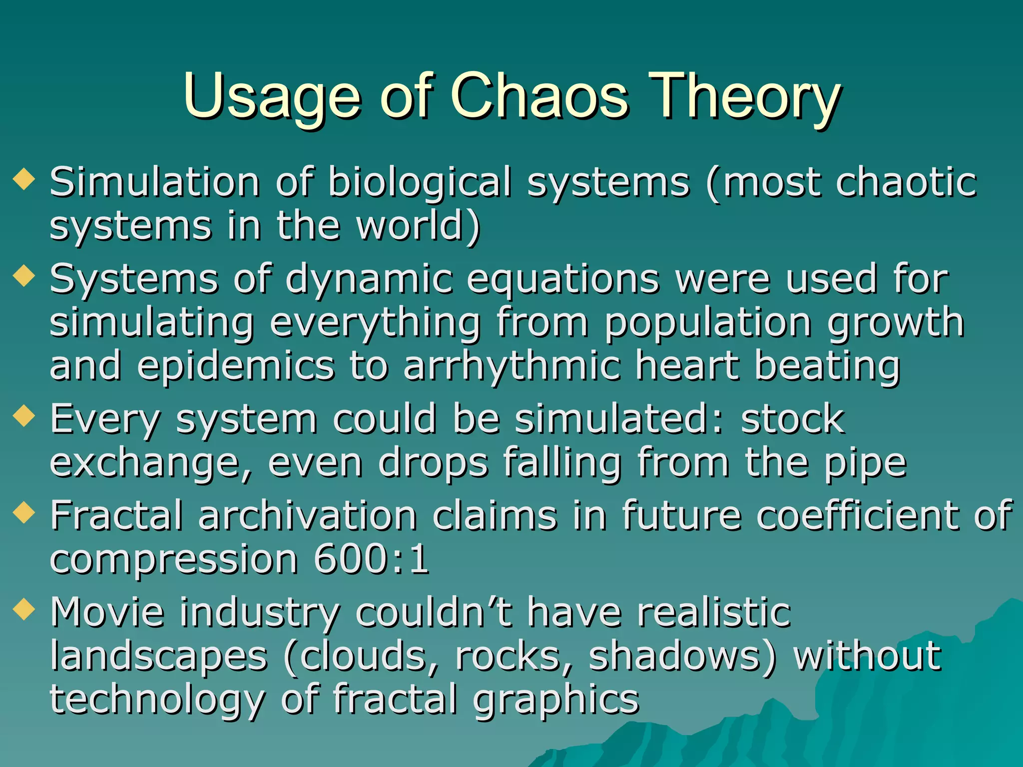 Fractals And Chaos Theory | PPT