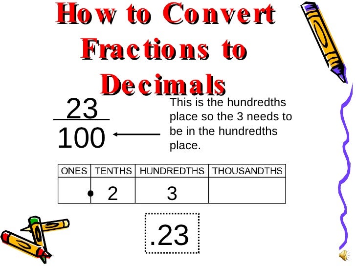 9 How To Convert Fractions To Decimals 9 How To Convert Fractions To Decimals