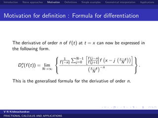 Fractional calculus and applications | PPT