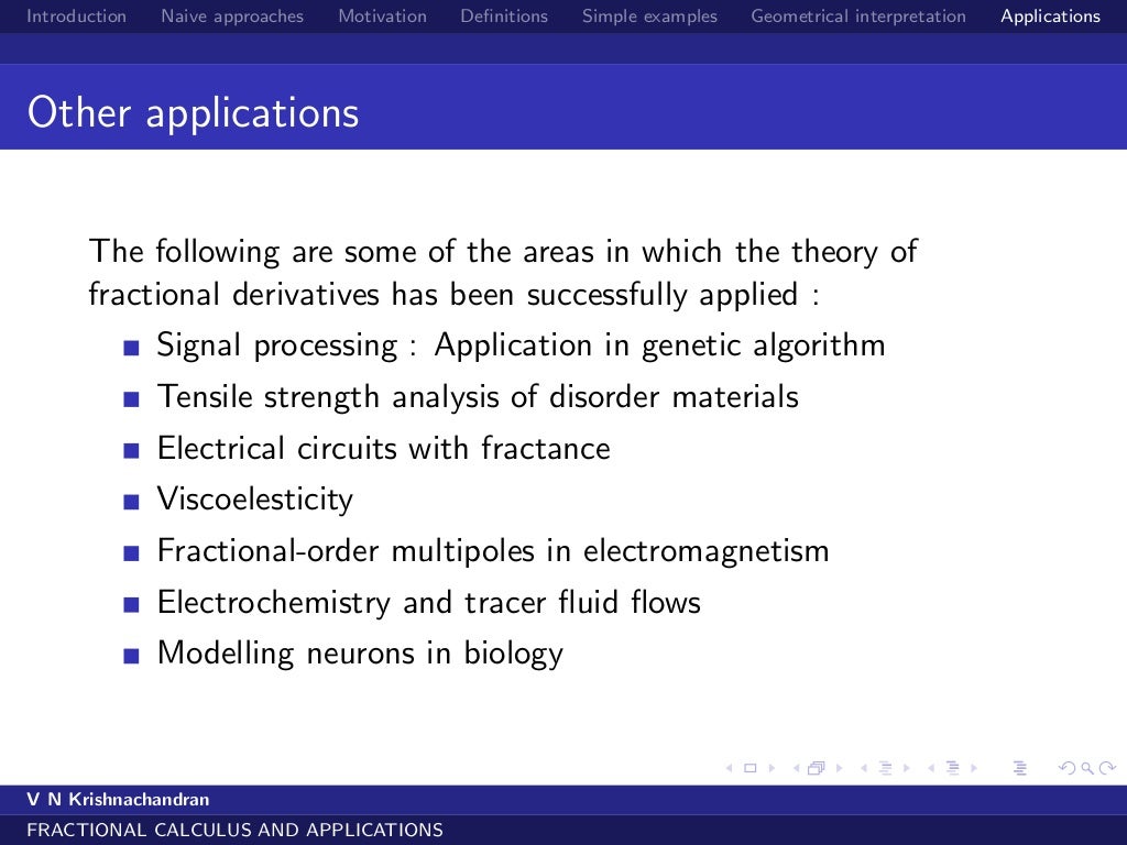 Fractional calculus and applications